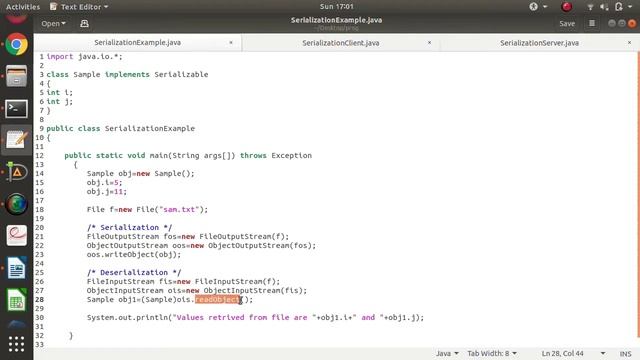 Serialization in Java with Example | Serialization and Deserialization in Java with Example смотреть онлайн