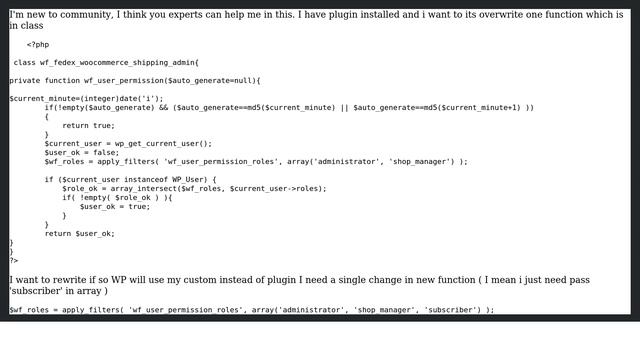 Wordpress: Override WP Class Private Function смотреть онлайн