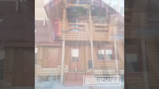 Замена оцилиндрованного бревна в ДНП Зеркальное, Выборгский район Ленобласти смотреть онлайн