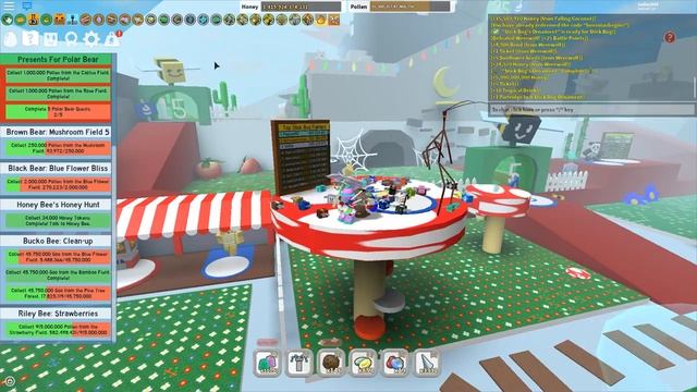 СИМУЛЯТОР ПЧЕЛОВОДА СОБРАЛ ВСЕ ОРНАМЕНТЫ + ТОП НАГРАДА ПОЛУЧИЛ 5 FESTIVE BEAN! ROBLOX SIMULATOR смотреть онлайн