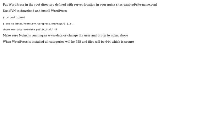 DevOps & SysAdmins: Good Wordpress Directory Structure/Permissions (LNMP)? (2 Solutions!!) смотреть онлайн