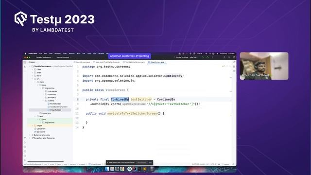 Selenide Appium - Mutated Java Appium Client | Amuthan Sakthivel | Testμ 2023 | LambdaTest смотреть онлайн
