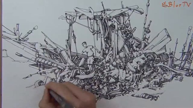 Создание сюрреалистической картины смотреть онлайн