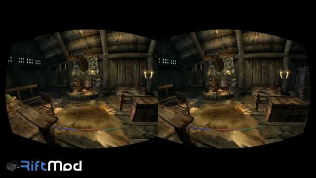 The Elder Scrolls V: Skyrim with modified HUD to work with the Oculus Rift смотреть онлайн