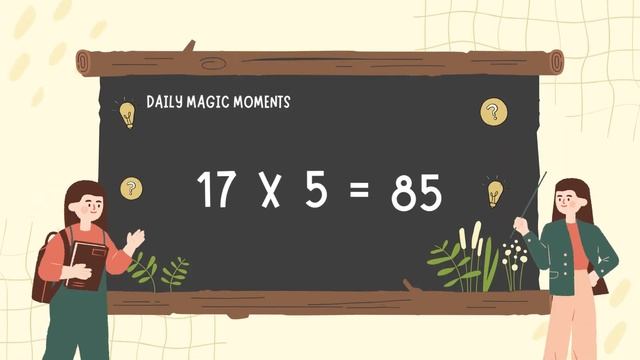 17x1=17 Multiplication, Table of Seventeen Tables Multiplication Time of tables Daily Magic Moment смотреть онлайн