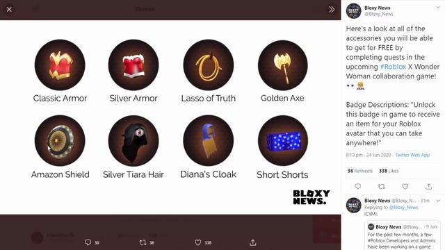OMG! Roblox Wonder Woman Event! PRIZE LEAKS! смотреть онлайн