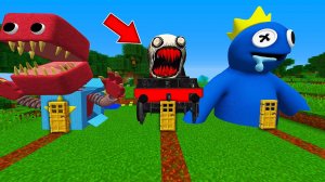 Нашёл секретную базу ЧУ ЧУ ЧАРЛЬЗА БОКСИ БУ СИНИЙ РАДУЖНЫЙ ДРУГ в майнкрафт ! BOXY BOO MINECRAFT