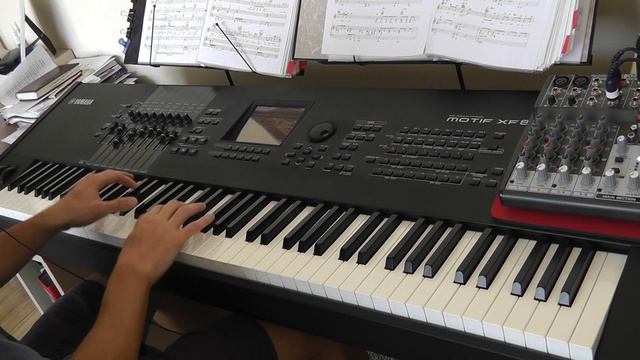 "I see You" Theme from Avatar on Motif XF8 piano смотреть онлайн