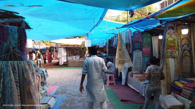 Walking in DILLI HAAT | SOUTH DELHI, INDIA | 4K DILLI HAAT Tour смотреть онлайн