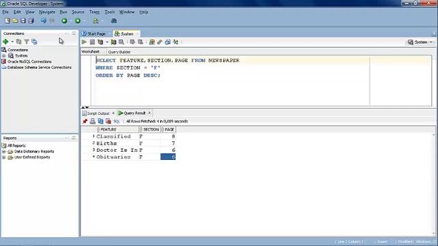 Oracleda SQL asoslari 02 - SELECT, WHERE, ORDER BY, DESC, LIKE смотреть онлайн
