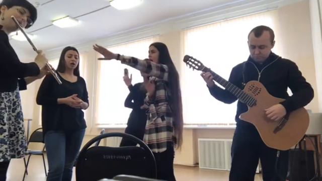 Ансамбль "Арагви" - Цыганская (репетиция) смотреть онлайн