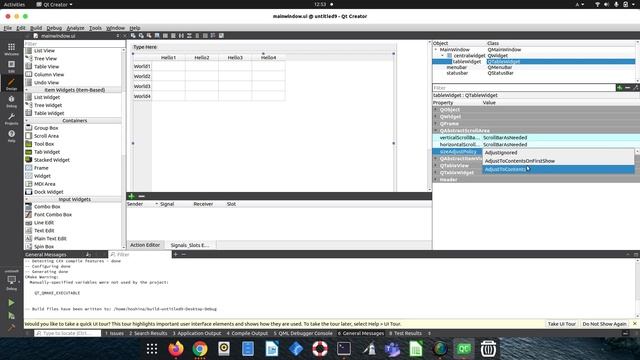Qt Creator QTableWidgetその2 (サイズ調整) смотреть онлайн