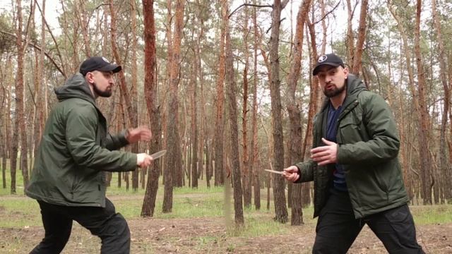 Провокация на атаку. Ножевой бой смотреть онлайн