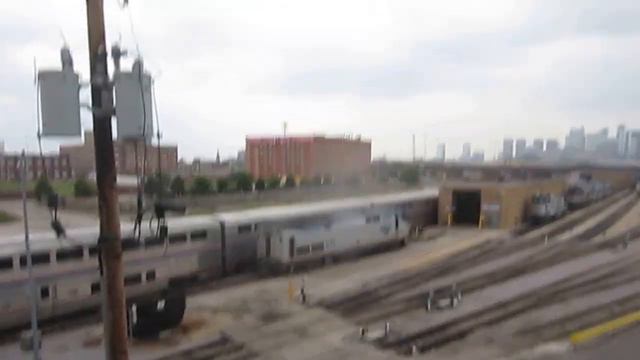 Trains Chicago by Dearborn Station where Eugene Debs met his followers! смотреть онлайн