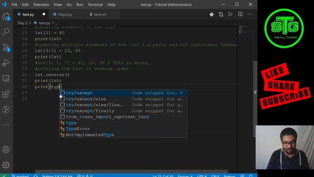 Learn Python Fast and Professionally | In 7 Days | Day #2 | Lists, Tuples, Dictionaries and Loops смотреть онлайн