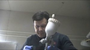 Кухня массив ясень часть 2-я покраска фасадов