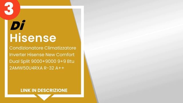 I 5 migliori condizionatori dual split inverter смотреть онлайн