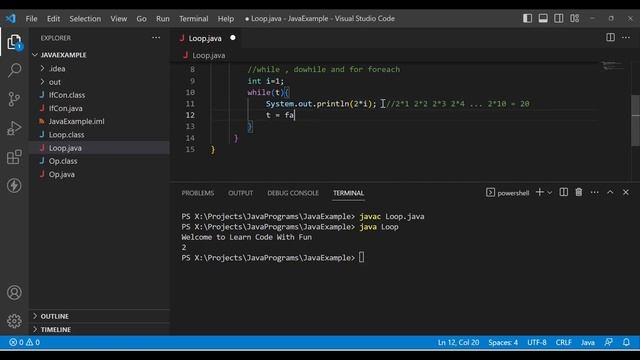 Java Control Statements | Control Flow in Java |While and do-while loop | #part16@learncodewithfun смотреть онлайн