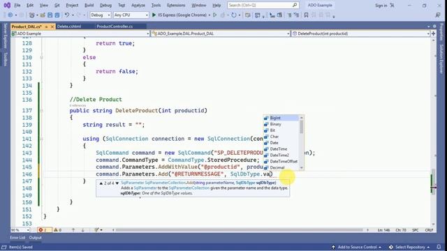Delete records from Database in Asp. Net with stored procedure | MVC Tutorial for beginners смотреть онлайн