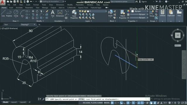 ISOMETRIC DRAWING AND ISOCIRCLE IN AUTOCAD смотреть онлайн