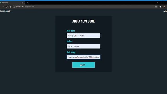 Vue Library App смотреть онлайн