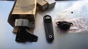 Подушки двигателя Renault Logan с кондиционером