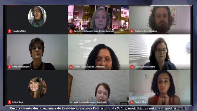 Encerramento - Residências Em área Profissional Da Saúde, Modalidade Uni E Multiprofissional