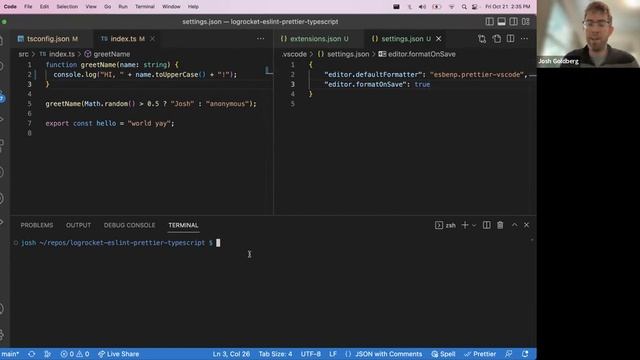 Configuring ESLint and Prettier for TypeScript смотреть онлайн