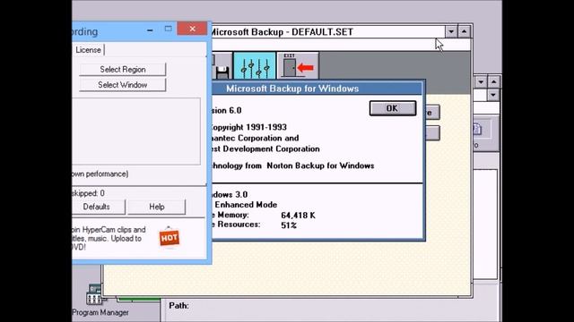 Windows 3.00a on Oracle VM Virtualbox смотреть онлайн