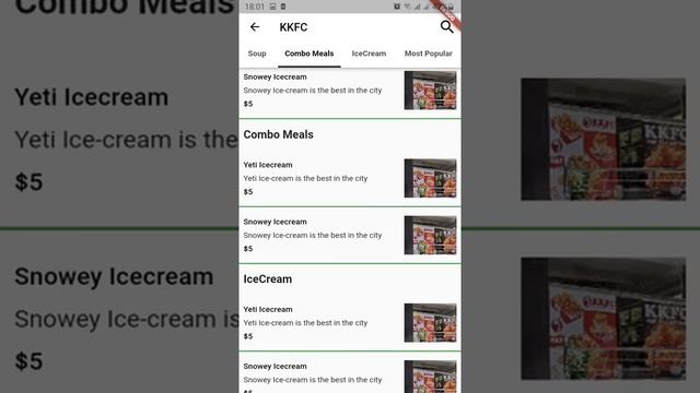 Uber-Eats like scrolling effect on flutter app смотреть онлайн