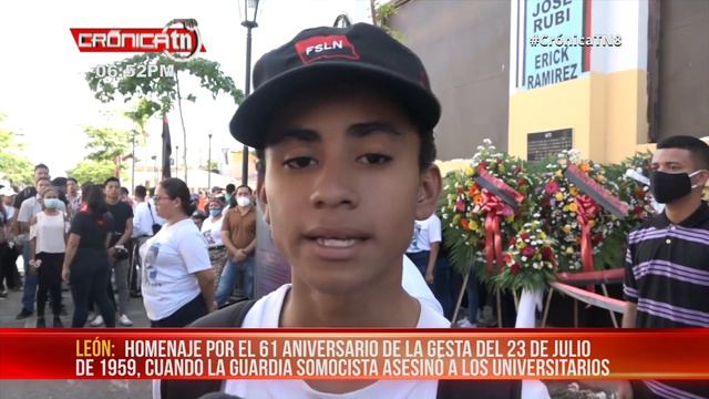 Conmemoran en León el Día Nacional del Estudiante – Nicaragua смотреть онлайн