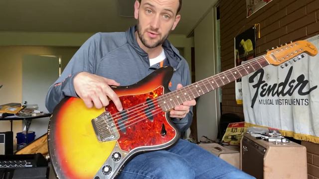 1966 Fender Electric XII 12 String Guitar смотреть онлайн