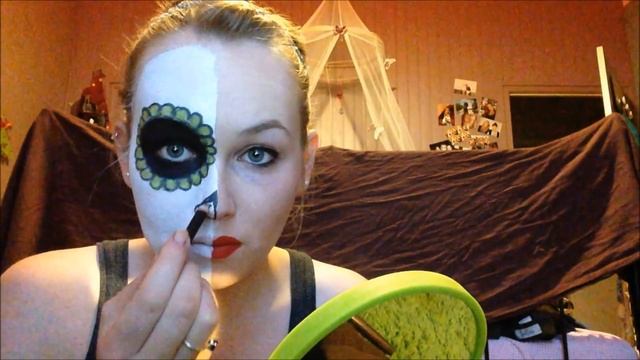 Maquillage Halloween Facile/Easy Halloween make up - Santa Muerte смотреть онлайн