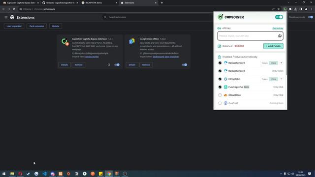 Capsolver - Captcha Solver Extension [FREE TRIAL] смотреть онлайн