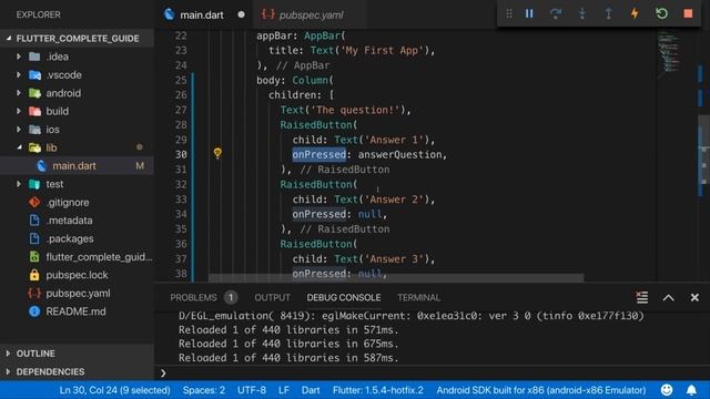 18/64-31fXLGAJm Learn Flutter And Dart To Create Android And IOS Apps смотреть онлайн