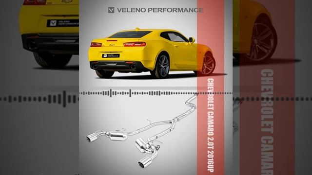VELENO VALVED EXHAUST CATBACK SYSTEM for CHEVROLET CAMARO 2014+ (Engine: 2.0T) смотреть онлайн