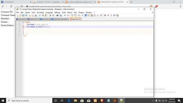 PHP Registration using mysql database ( as requested ) смотреть онлайн