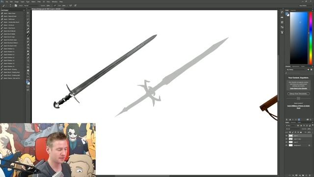 How to DESIGN AWESOME WEAPONS! Draw your own guns, swords, axes, knives and more! смотреть онлайн