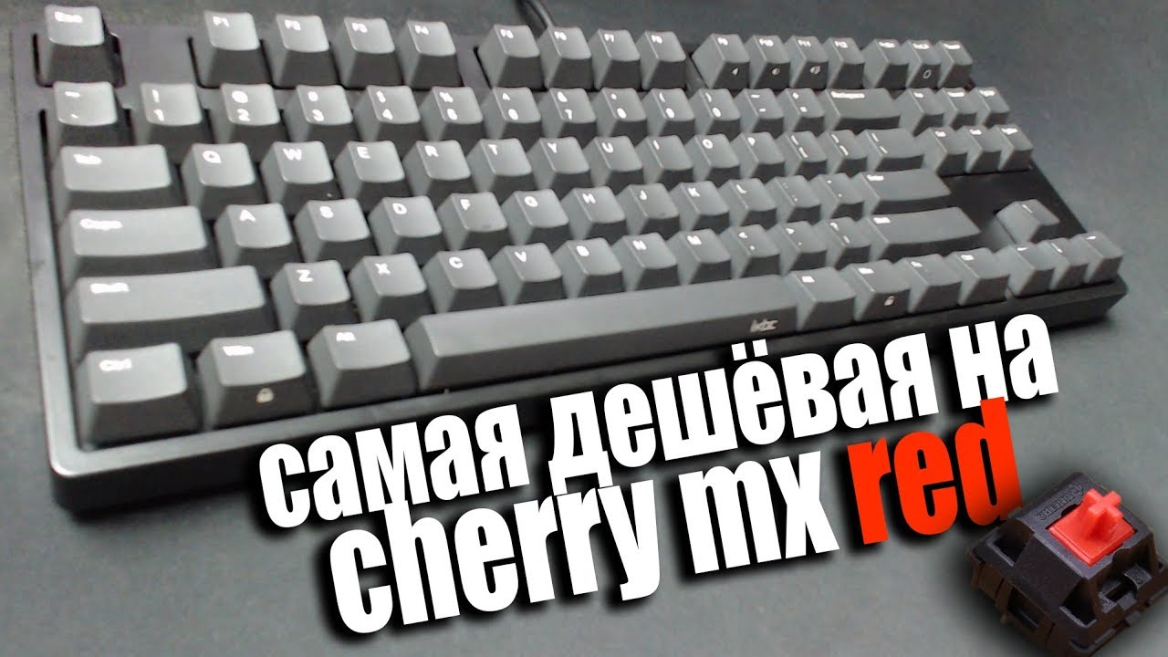 САМАЯ ДЕШЁВАЯ МЕХАНИКА НА CHERRY MX RED - Честный обзор механической клавиатуры Ikbc C87 смотреть онлайн