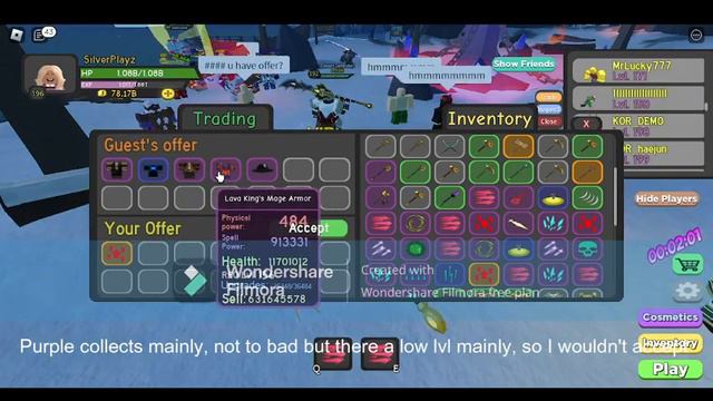 What Do People Offer For EIR? (Dungeon Quest) смотреть онлайн