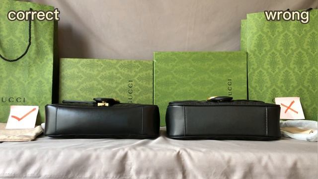 REAL VS FAKE Gucci GG Marmont Matelasse Bag Size Small смотреть онлайн