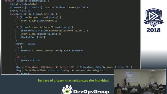 André Kamman MVP | Rock solid scheduled PowerShell scripts @ PSDay.UK London 2018 смотреть онлайн
