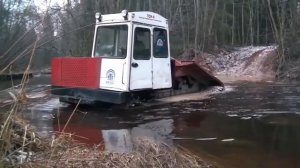 Трелевочный трактор (трелевщик) ТСН-4