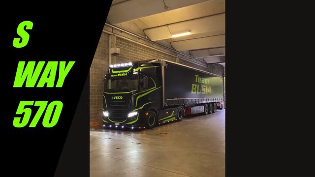 #1 Iveco Truck S-Way 570 Limited.Edition (Green-Black) Exterior Design. "Team Busia" смотреть онлайн