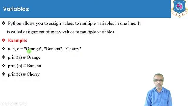 Lec-05_Keyword,Variables,Comments,Read Input From User | Python Programming | First Year Engineerin смотреть онлайн