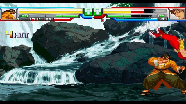 Gato Futaba VS Guy Mugen KOF VS Street Fighter смотреть онлайн