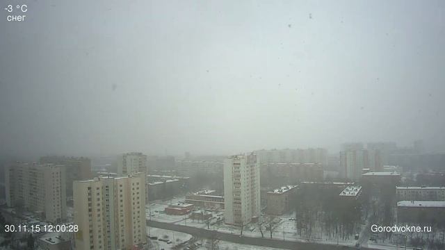 Панорама Москвы Таймплапс 151130