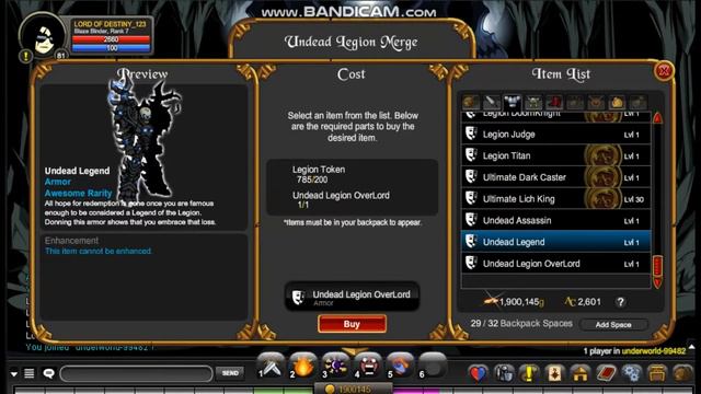 =AQW=How to get LEGION TITAN ARMOR смотреть онлайн