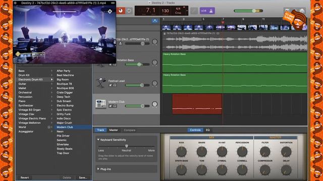 Write Your Own Music for DESTINY 2 Beyond Light - Garageband - Feat Oi Abbott (My Son) смотреть онлайн