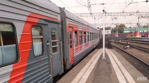 ЭП2К со скорым поездом на Казанском вокзале